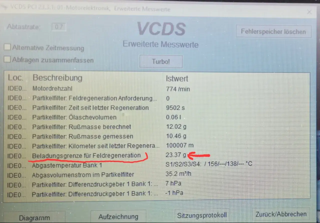 wymiana czujnika różnicy ciśnień DPF instrukcja