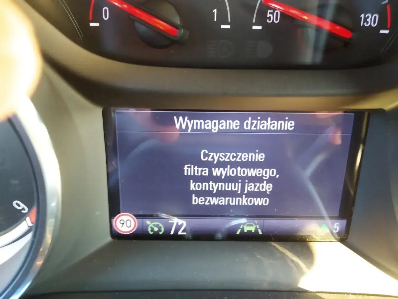 regeneracja DPF problemy komunikaty