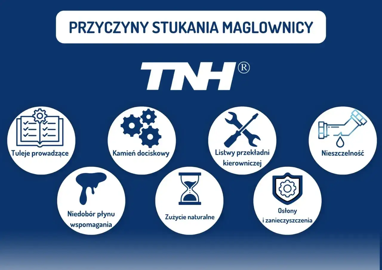 Uszkodzenia przekładni kierowniczej przyczyny