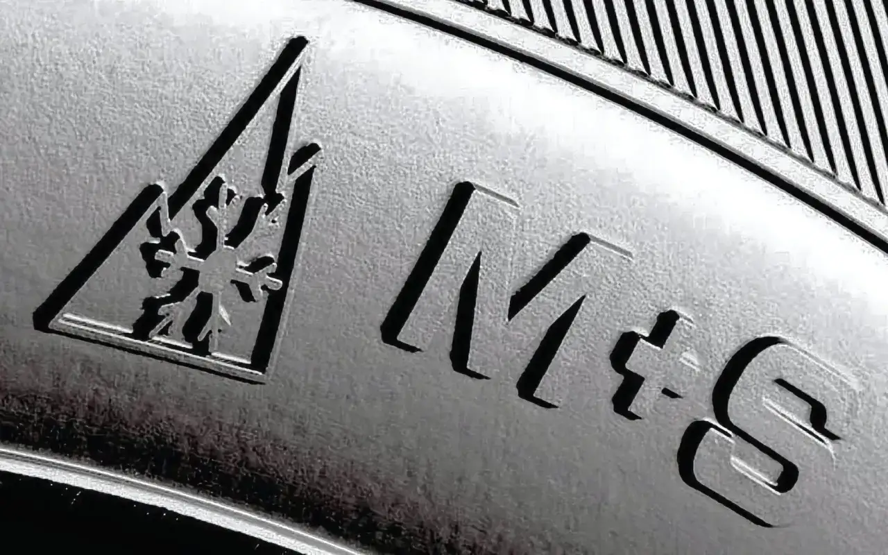 symbol 3PMSF i M+S na oponie